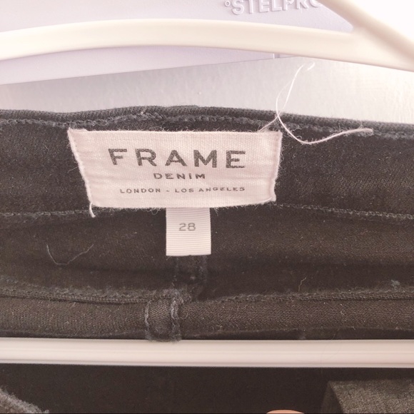 Frame Denim Le High Skinny Double Cropped Jeans - Picture 3 of 13